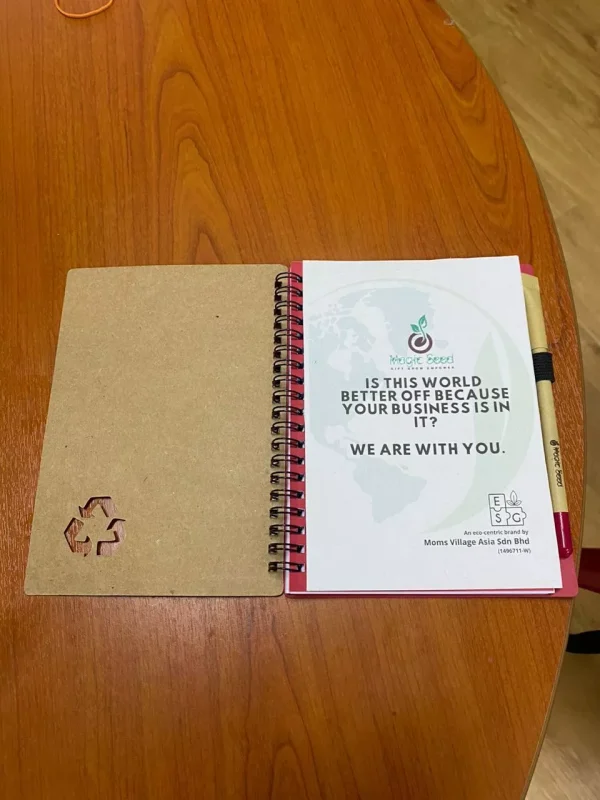 Plantable seedpaper notebook